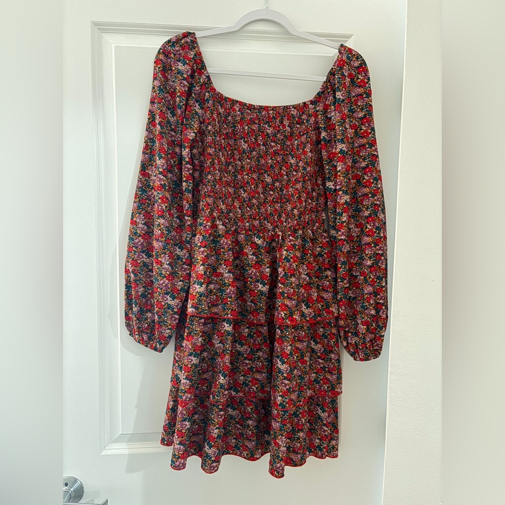 Floral Long Sleeve Dress
